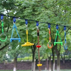 3-Pack Kids Ninja Monkey Bars – Trapeze Swing Bars for Ninja Obstacle Course