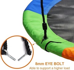 Large Family-Friendly 40-Inch Saucer Swing – Easy Installation & Portable