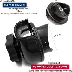 Garden Swing Plastic Fittings (Type 3) for RUS4860 Pinehurst Two Seater Swing(1P