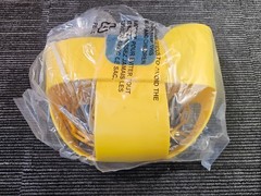 Domaker DK23251 Toddler Swing Seat with Coated Chains for Outdoor, Yellow