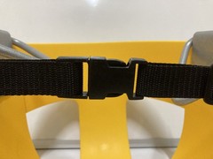 Tot Half Bucket Rubber Swing Seat w/ Safety Strap
