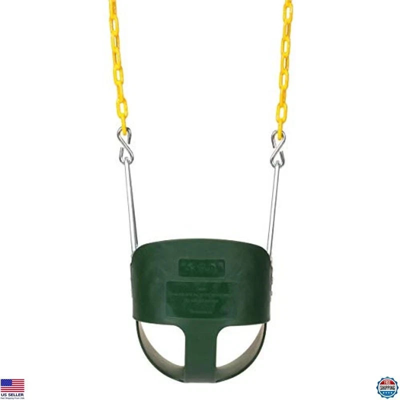 Fully Assembled High Back Full Bucket Toddler Game Swing Seat