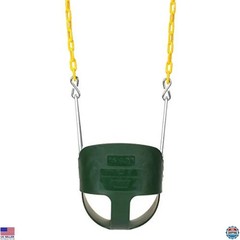 Fully Assembled High Back Full Bucket Toddler Game Swing Seat