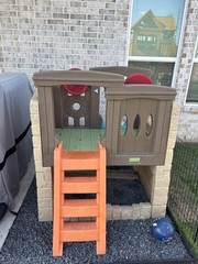 Step2 Kids Outdoor Playhouse Climber Playset w/ Slide and Stairs