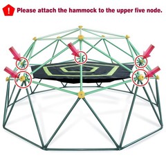 6.2-Foot Outdoor Dome Climber for 9/10/11FT Climbing Dome, 49×74 Inch Waterpr…