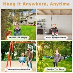 Heavy Duty High Back Full Bucket Toddler Swing Seat & Non-Slip Adult Plastic …