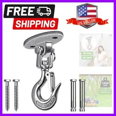 Heavy Duty 1000LB Capacity Stainless Steel Ceiling Swing Mount | 360° Swivel …