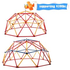 Kids Geometric Dome Climber Play Set Outdoor Toddler Climbing Play Center