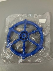 Backyard Discovery Premium Steering Wheel – Blue and Lime – NO HARDWARE
