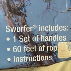 The Original Swurfer SW001 200lb Wood Air Surfing Board Brand New