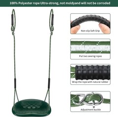 Heavy Duty Swing Seat, 550LBS Capacity Outdoor Swing Seat for Adults & KidsGreen