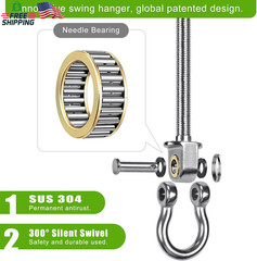 Benelabel Heavy Duty Swing Hangers with Bearings – Set of 4 Stainless Steel 304