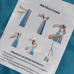 Sensory Joy Turquoise Therapy Swing Autism Special Needs NO HARDWARE