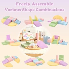 Climbing Toys for Toddlers, Toddler Climbing Toys Indoor, 7-Piece Soft Foam C…