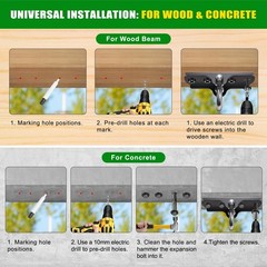Swing Hanger Heavy Duty Ceiling Swing Mount 1000 LBS Capacity Heavy Bag Hange…
