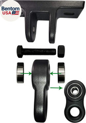 Heavy Duty Black Swing Hangers Screws Bolts Included over 5000 Lb Capacity Playg