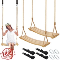 Hollowfly 2pk Fresh Style Wood Swing