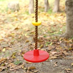 Climbing Rope Tree Swing with Platforms and Disc Swing Seat Set Outdoor Playg…