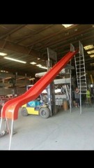 22ft Fiberglass Playground Slide sites 11 ft high boat, pool slides