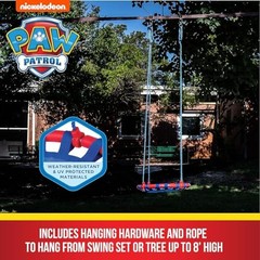 Saucer Tree Swing for Kids – Swing Sets for Backyard, Paw Patrol – 40 Inch
