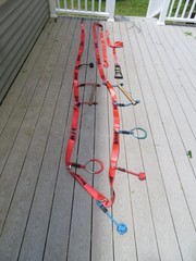 Slackers NinjaLine 36’ Ninja Warrior Obstacle Course Kit w/ 7 Attachments