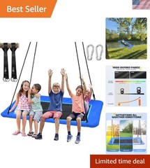 60″ Extra Large Rectangle Tree Swing – Heavy Duty 700lb Capacity, Waterproof …