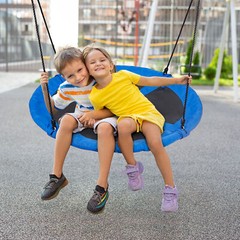 48Inch Largest Saucer Tree Swing Set for Kids Adults 700lb Waterproof Swing Seat