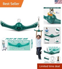 Swing Spins Set: 360° Twist-Spin Toy for Outdoor Fun – Kids Adventure Green