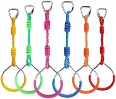 Ninja Rings Monkey Bars Swing Trapeze Bar Playground Swingset Rings Ninja Course