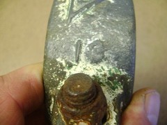 PARIS No. 13 Swing Hanger Hardware Single Piece Frozen Bolts Vintage Hardware!