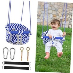 Comfy Toddler Swing Seat, Heavy-Duty Baby Swing with Adjustable Rope & Safety