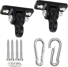Playground Swing Hangers – Heavy Duty Hanging Swing Hooks, Anti-Rust Aluminum…