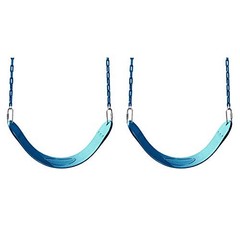 WS 4763 Heavy Duty Swing Seat Set of Outdoor Playground Swings Pack of 2 Blue