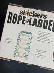Slackers Rope Ladder 8 Ft To 10 Ft. Treehouse Ninja Line 250 lbs