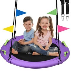 Tree Swing, Saucer Swing 40 Inch for Kids, 900lbs Weight Capacity, with Adjus…