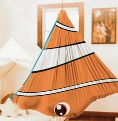Finding Nemo Indoor/Outdoor Sensory Swing for Kids – Double-Layer, 360° Swivel