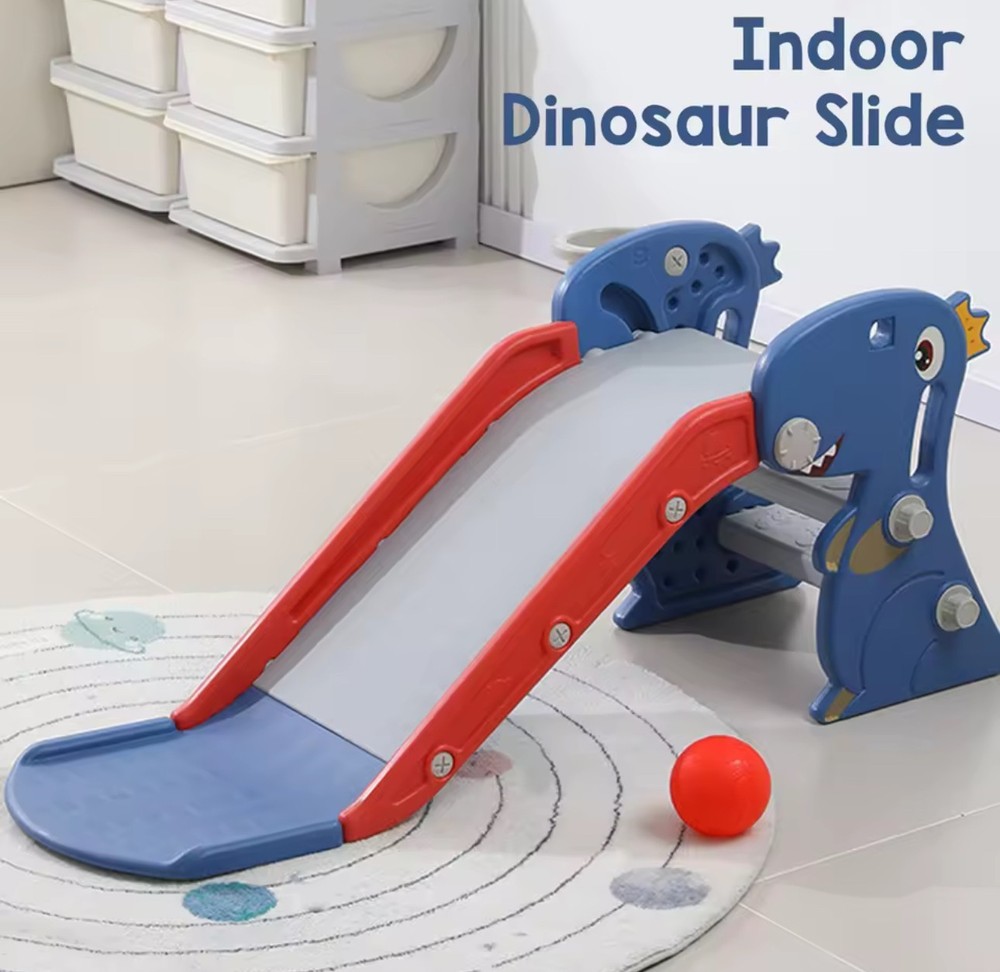 Sturdy Slide for Kids Age 2-6, Plastic Toddler Slide Climber Set Outdoor Indoor