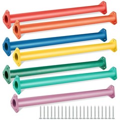 7 Colorful Monkey Bars Kit for Backyards & Playgrounds