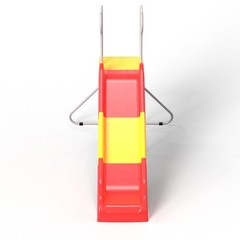 2-in-1 Kids Climbing Slide 76.4-Inch Smooth Slide Track Anti-Slip Steps Outdoor
