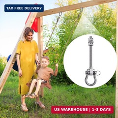 6Pcs Heavy Duty Swing Hangers with Bearings Swing Hooks for Wood & Metal Beams S