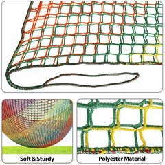 Playground Safety Net 6.5′ x 9.8′, Double Layers Climbing Cargo Net for Kids,…