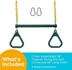 Jungle Gym Kingdom Swing Sets for Backyard, Monkey Bars & Swingset Accessories –