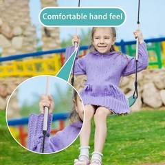 2 Pack Swing Sets, Heavy Duty Tree Swing Seat ，330lb，Suitable for Backyard, G…
