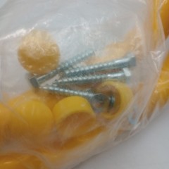 (2) Playground Treehouse Safety Handles Yellow with Grips Plastic READ & PHOTOS