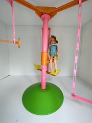 Rare Vintage Mattel Barbie: 1972 Skipper And Her “Swing-A-Rounder Gym”