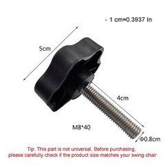 Garden Swing Plastic Fittings (Type 3) to Attach Canopy Frame to Swing Frame