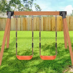 Heavy Duty Swing Seats for Kids & Adults, Non‑Slip Flat Plastic Tree Swing Se…