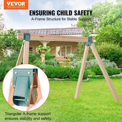 Heavy Load A-Frame Brackets for DIY Swing 4×4 Legs 4×6 Beam Green