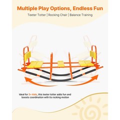 Kids Toddlers Seesaw Rocker Playground Backyard Outdoor Activity Play Toy Age 3+