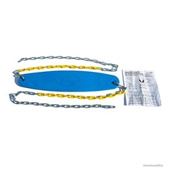 Heavy Duty Swing Seat Blue 250 lb Capacity 58 Inch Chains Included for Playset